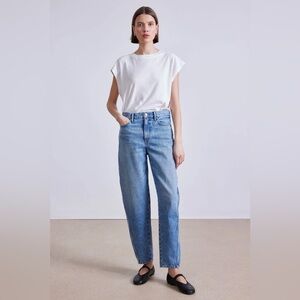 Apiece Apart HIGH RISE MARI 90s JEAN Austin Wash sz 29